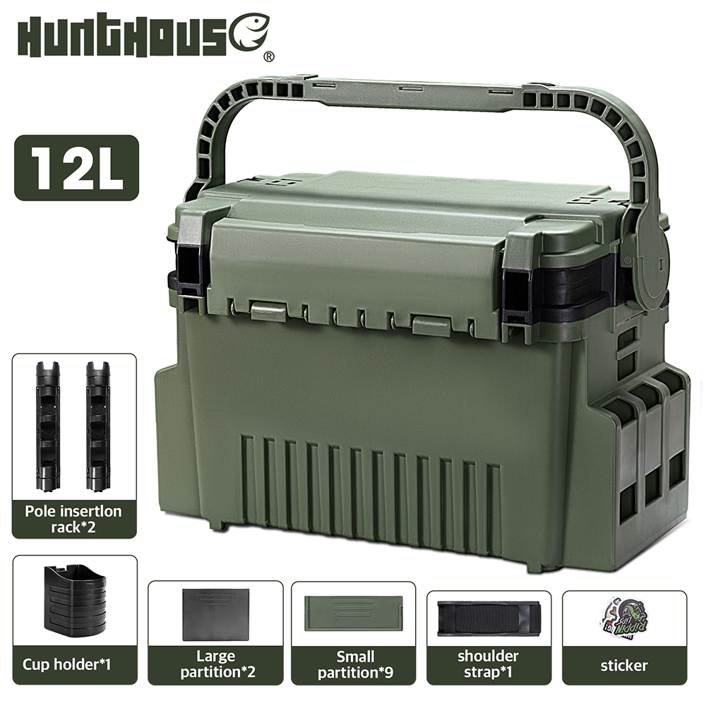 Hunthouse 12L Duża Skrzynka Wę – Fishing Kayak Crate recenzja i cena