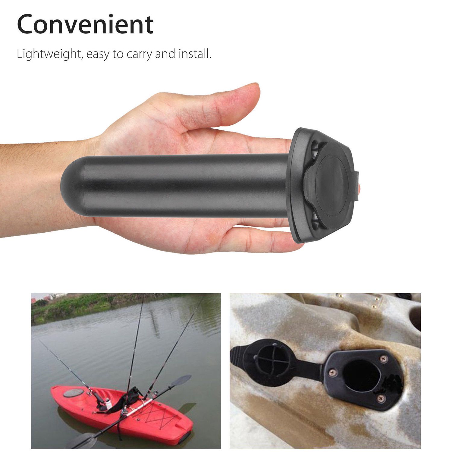 Uchwyt na wędki do łodzi, mont – Fishing Kayak Rod Holder recenzja i cena